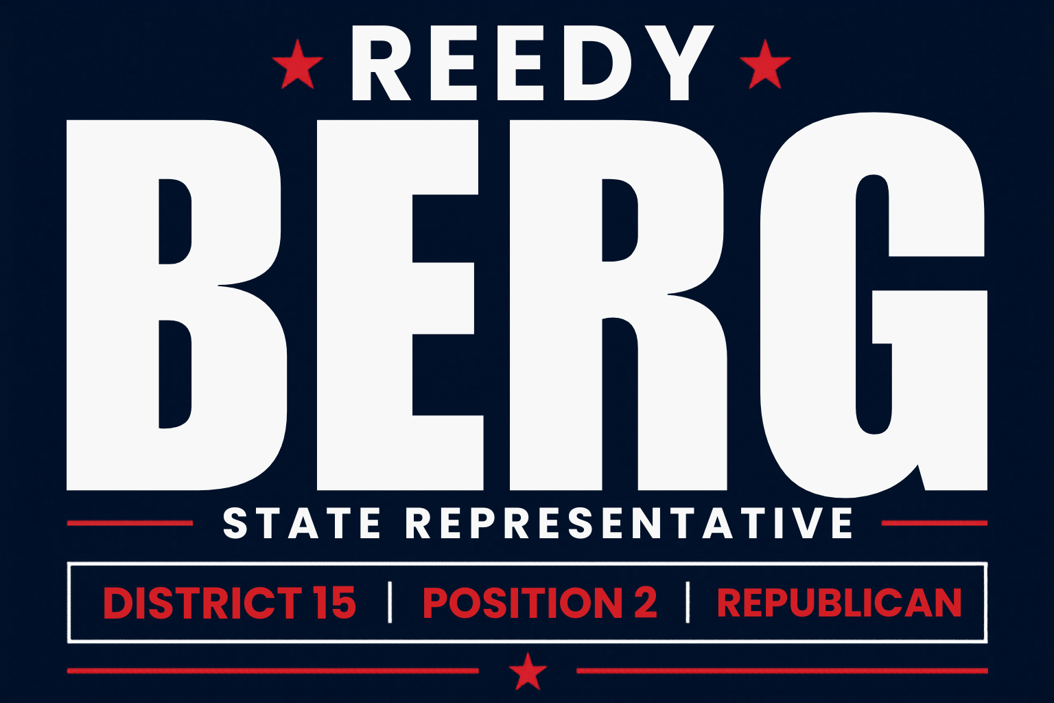 Reedy Berg for Washington State Representative